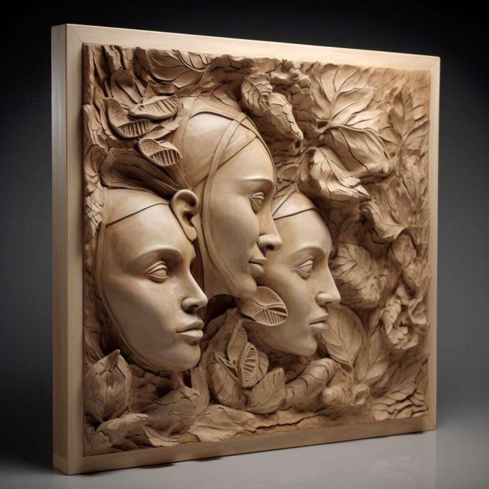 نموذج ثلاثي الأبعاد لآلة CNC 3D Art 